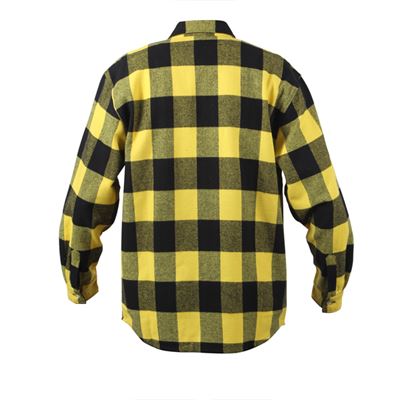 Koszula drwala FLANNEL w kratkę ŻÓŁTA
