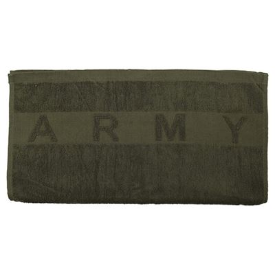 Ręcznik ARMY frotte 100x50 ZIELONY