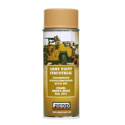 Farba w sprayu ARMY 400ml RAL 1011 BROWN BEIGE