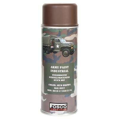 Farba w sprayu ARMY 400ml RAL 8027 CZARNY