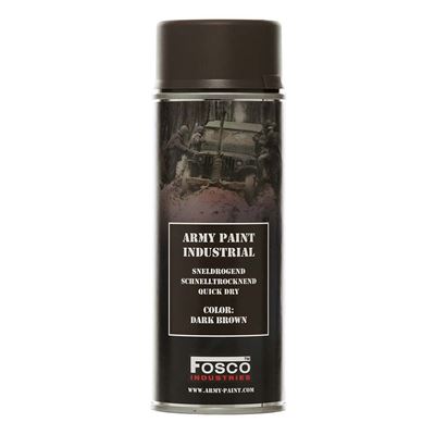 Farba w sprayu ARMY 400ml CIEMNY BRĄZ