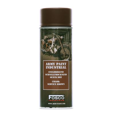 Farba w sprayu ARMY 400ml SERVICE BROWN