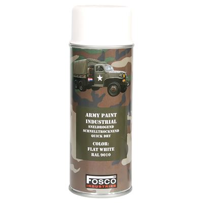 Farba w sprayu ARMY 400ml RAL 9010 BIAŁY