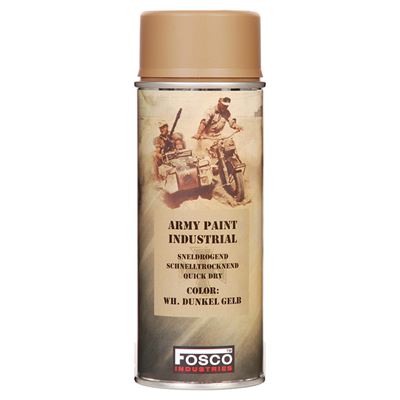 Farba w sprayu ARMY 400ml WH ciemnożółta RAL 7028