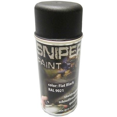 Farba w sprayu ARMY 150ml RAL 9021 / CZARNY MATOWY