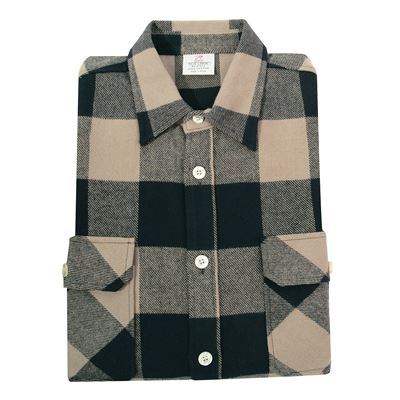 Koszula drwala FLANNEL w kratkę COYOTE BROWN