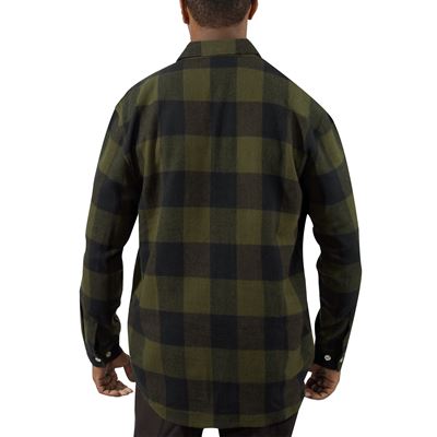 Koszula drwala FLANNEL w kratkę OLIVE DRAB