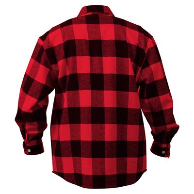 Koszula drwala FLANNEL w kratkę CZERWONA