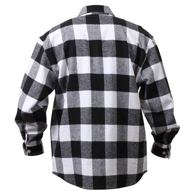 Koszula drwala FLANNEL w kratkę BIAŁA