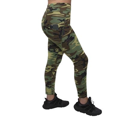 Damskie legginsy treningowe z kieszeniami WOODLAND