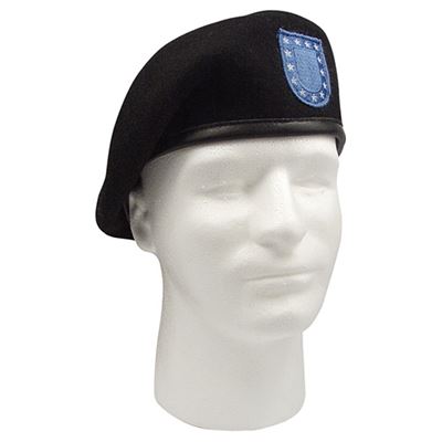 Beret US INSPECTION READY CZARNY