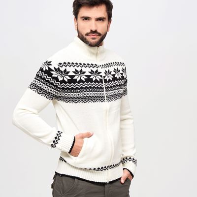 Sweter NORVEGER OLD WHITE
