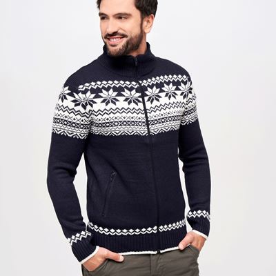Sweter NORVEGER NIEBIESKI
