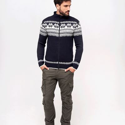 Sweter NORVEGER NIEBIESKI