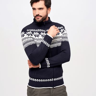 Sweter NORVEGER NIEBIESKI