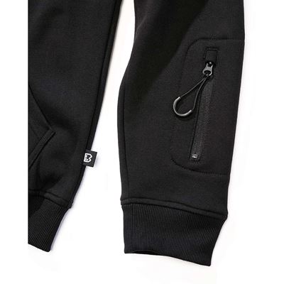 Taktyczna bluza z kapturem i zamkiem błyskawicznym Tactical Sweat Jacket CZARNA BRANDIT 5033-11002 4