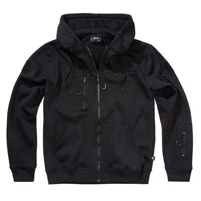Taktyczna bluza z kapturem i zamkiem błyskawicznym Tactical Sweat Jacket CZARNA