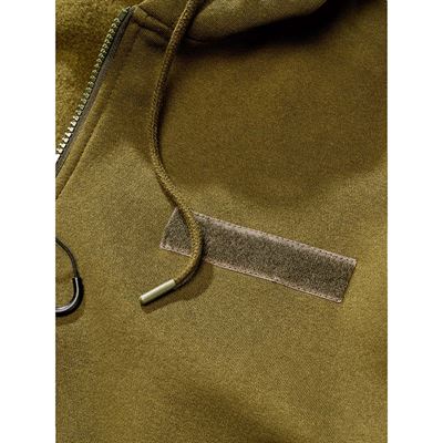Taktyczna bluza z kapturem i zamkiem błyskawicznym Tactical Sweat Jacket ZIELONA BRANDIT 5033-15001 2