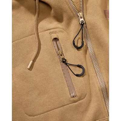Taktyczna bluza z kapturem i zamkiem błyskawicznym Tactical Sweat Jacket COYOTE BRANDIT 5033-20070 3