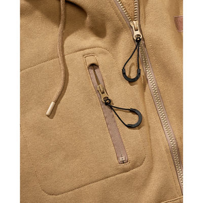 Taktyczna bluza z kapturem i zamkiem błyskawicznym Tactical Sweat Jacket COYOTE BRANDIT 5033-20070 2