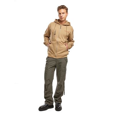 Taktyczna bluza z kapturem i zamkiem błyskawicznym Tactical Sweat Jacket COYOTE BRANDIT 5033-20070 7