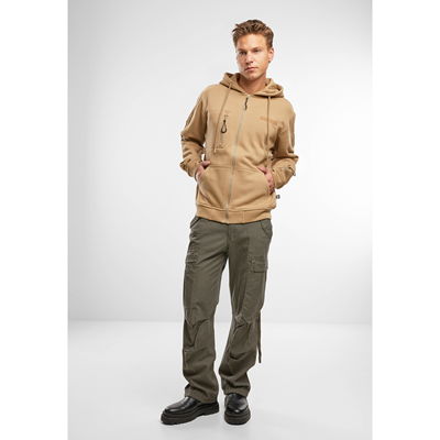 Taktyczna bluza z kapturem i zamkiem błyskawicznym Tactical Sweat Jacket COYOTE BRANDIT 5033-20070 4