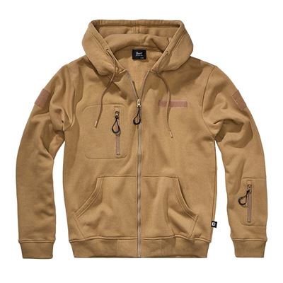 Taktyczna bluza z kapturem i zamkiem błyskawicznym Tactical Sweat Jacket COYOTE