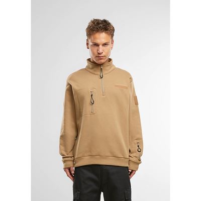 Bluza taktyczna z zamkiem ¾ z serii Tactical Sweat Troyer CAMEL-COYOTE BRANDIT 5034-20070 3