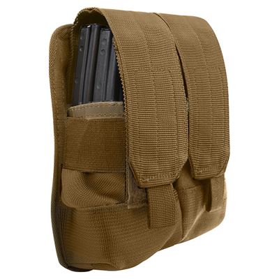 Uniwersalna kabura MOLLE na dwa magazynki COYOTE
