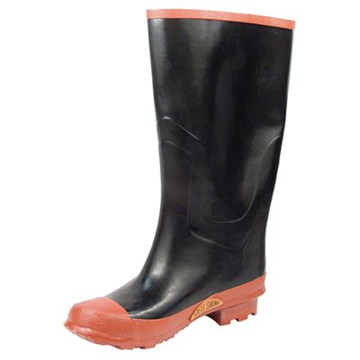Czarne buty z czerwoną podeszwą