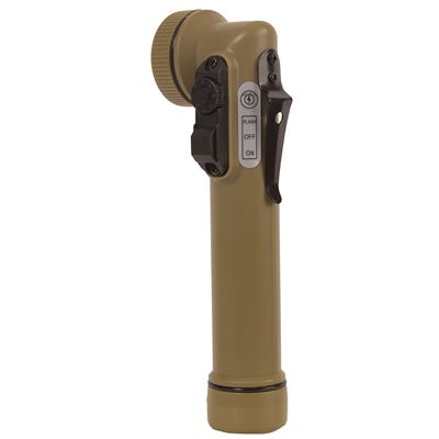 Latarka BRIT TYP „fajfka” 6LED COYOTE BROWN