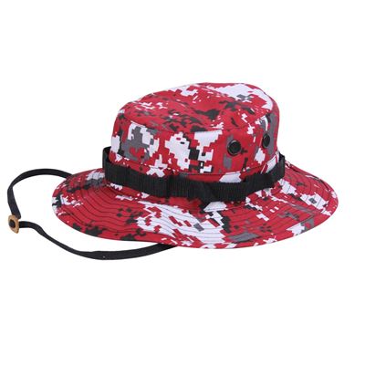 Czapka BOONIE DIGITAL CZERWONA