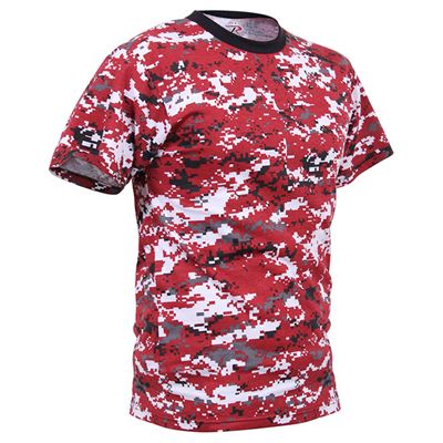 Koszulka DIGITAL RED CAMO