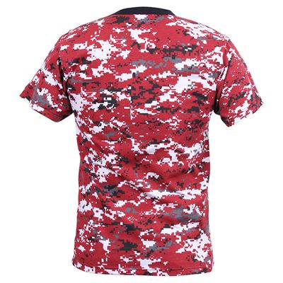 Koszulka DIGITAL RED CAMO
