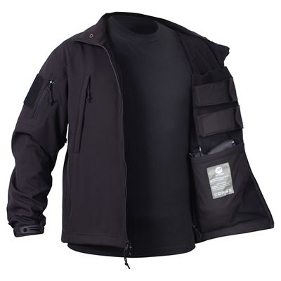 Kurtka CONCEALED CARRY softshell CZARNA