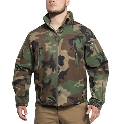 CONCEALED CARRY kurtka softshell WOODLAND