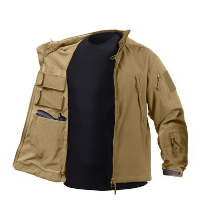 Kurtka softshell CONCEALED CARRY COYOTE BROWN