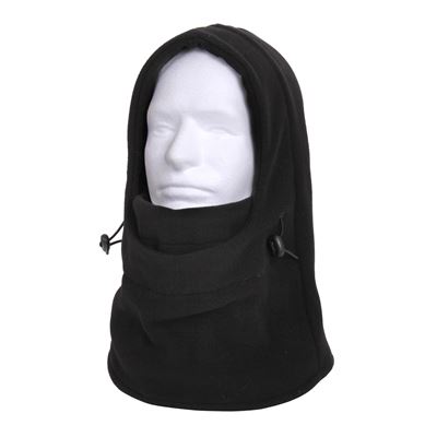 Kukla 3w1 FLEECE regulowana CZARNA