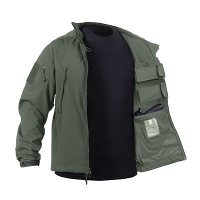 Kurtka CONCEALED CARRY softshell ZIELONA