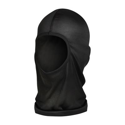 Kask z jednym otworem CZARNY lekki materiał
