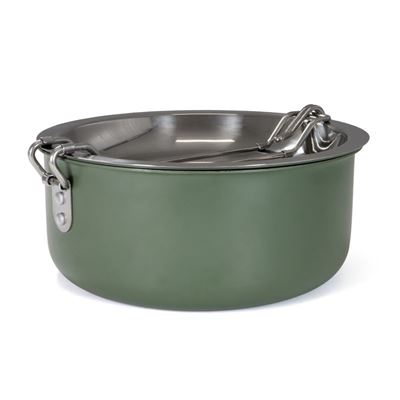 Zestaw naczyń outdoorowych, trzyczęściowy ALU Snap-Pack Origin Outdoors 557401 2