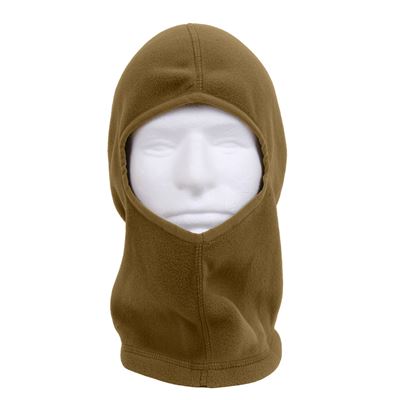 Kask POLAR jeden otwór FLEECE COYOTE BROWN