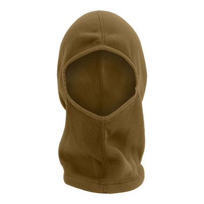 Kask POLAR jeden otwór FLEECE COYOTE BROWN