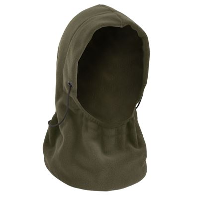 Kask POLAR z jednym otworem FLEECE ZIELONY