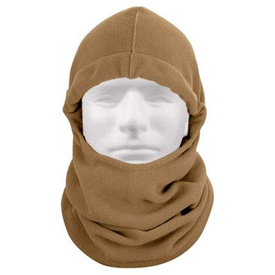 Kask POLAR z jednym otworem FLEECE COYOTE
