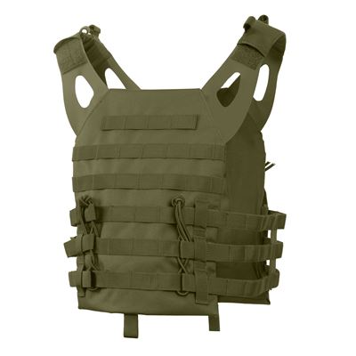 Kamizelka MOLLE do przenoszenia płyt, lekka, OLIVE DRAB