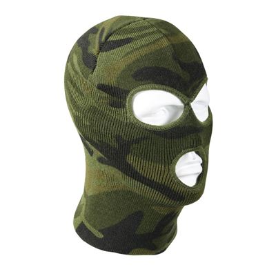 Czapka dzianinowa z 3 otworami DELUXE WOODLAND