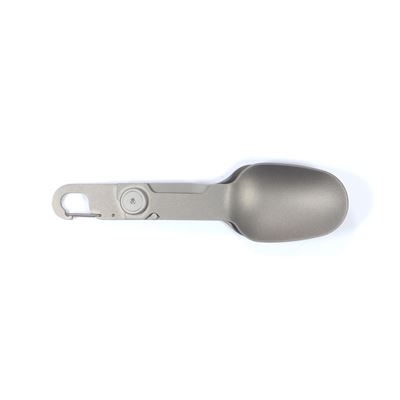 Składana łyżka z widelcem i karabińczykiem Spork Compact TITANIUM Origin Outdoors 562088 6