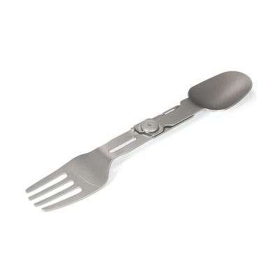 Składana łyżka z widelcem i karabińczykiem Spork Compact TITANIUM Origin Outdoors 562088 2