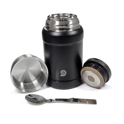 Termos na żywność OUTDOOR z łyżką BLACK